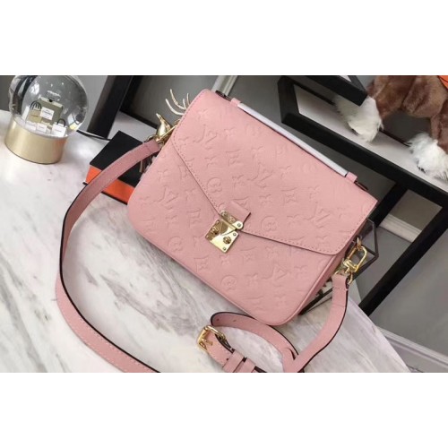 Louis Vuitton M44018 LV Pochette Metis tas in roze monogram empreinte leer  namaak tassen kopen ,Replica, nep