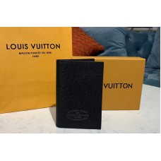 Louis Vuitton M64411 LV Paspoorthoes Portemonnee Zwart Taiga leer namaak  tassen kopen ,Replica, nep